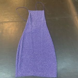 Purple formal dress